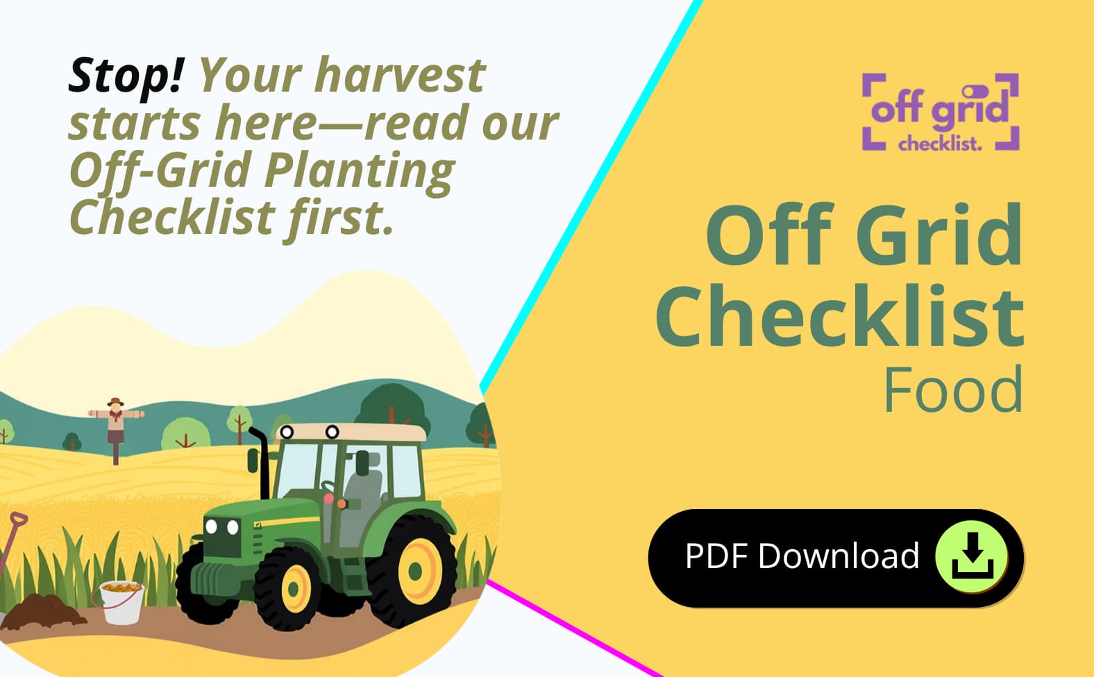 Off-Grid Food Checklist 2026 Permaculture Design & Caloric Storage SOP