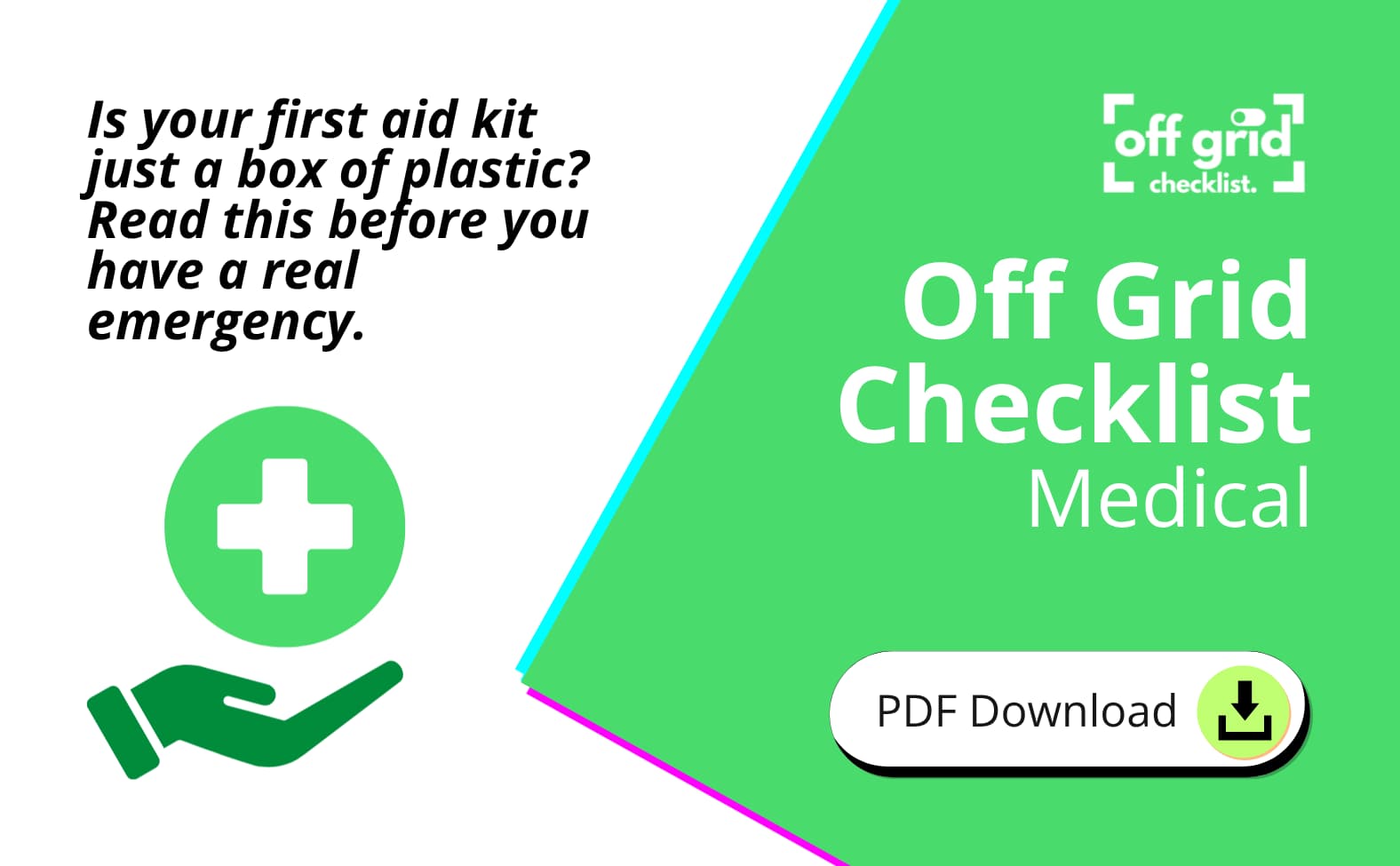 Off-Grid Medical Checklist 2026 Trauma Kits & Field Medication